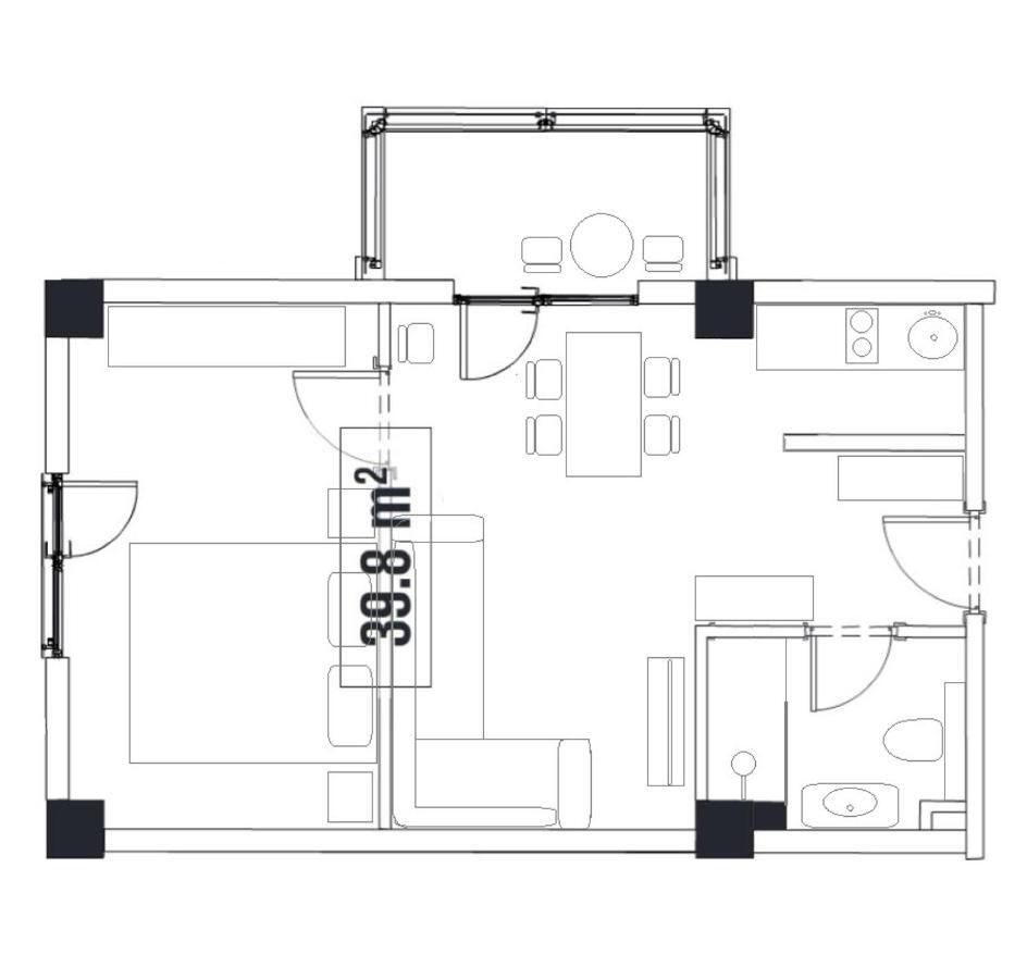גודאורי Mountain View 1Br Apartment 101 - Loft 1 מראה חיצוני תמונה